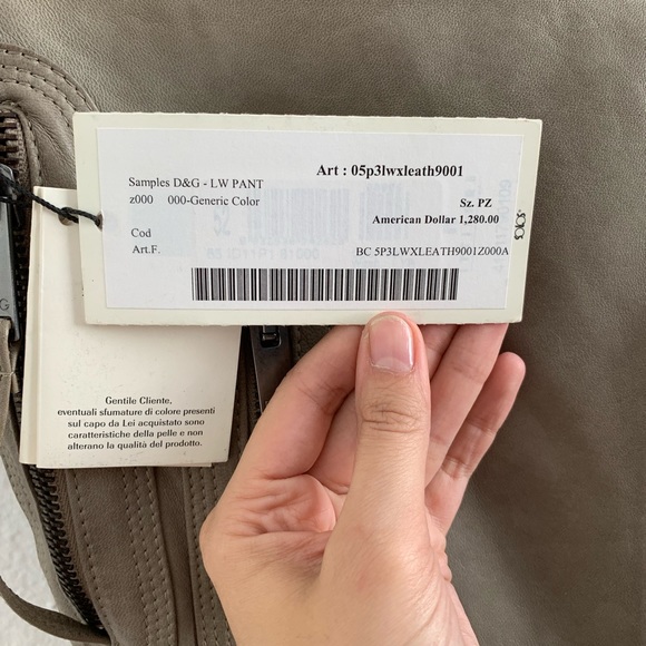 D&G Men's Leather Pants - Picture 4 of 14